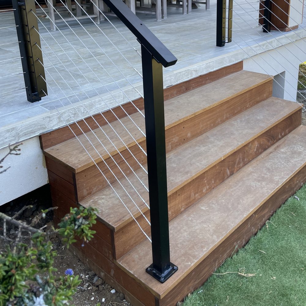 Aluminum Cable Stair End 2